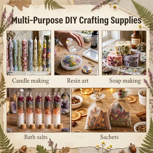 Kit de Flores Secas Extra Grandes 4 pzas para Rituales y Manualidades miniatura 7