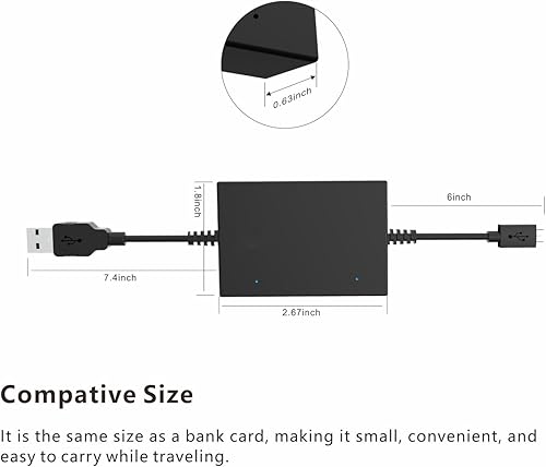 Miniatura 7 de Cable de alimentación USB compatible con Fire TV Stick 4K Max, Chromecast, alimenta el reproductor de video en streaming y otras tarjetas de TV
