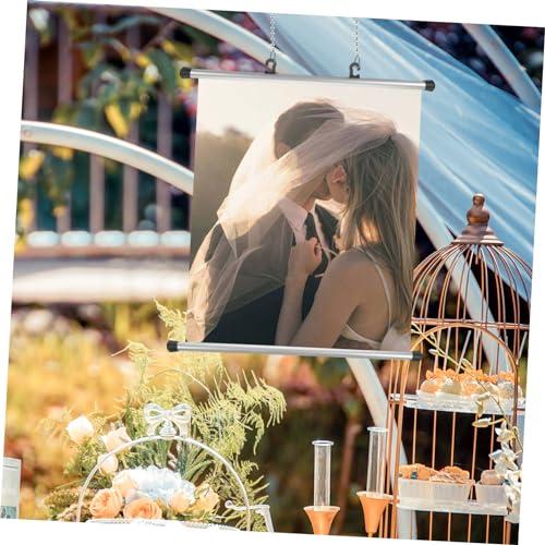 Butifulsic 941YNQ4A33FJVNK22G 2Pcs Poster Rod Clip Hanging Poster Holder Alloy Posters Scroll Painting Hanging Tool Scroll Frame Poster Frame Dowel Poster Hanger Wall Scroll Hanger Poster Hanger Clips thumb #8