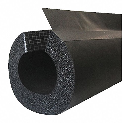 BriskHeatINSUL118 INSUL-LOCK DS Flexible Pipe Insulation, Closed Cell, For 3/4" diameter pipe, 6ft long