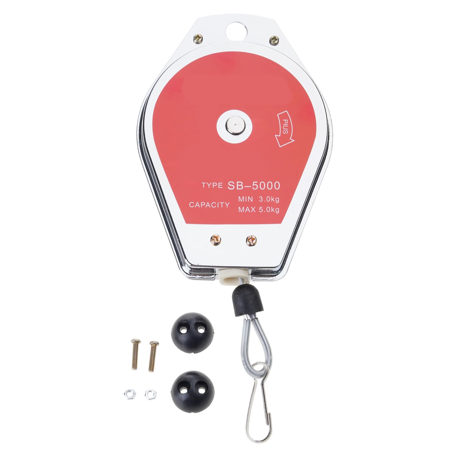 Retractable Spring Balancing Screwdriver Hanging Plier Hanger Steel Wire Rope Measuring Tool Holder 4-7kg / 3-5kg Automatic Retractable Hook Balancing