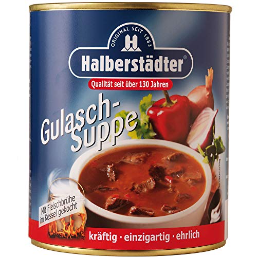 ostprodukte-versand Halberstädter Gulaschsuppe 800ml - tolle DDR Kultprodukte - Ossi Produkte