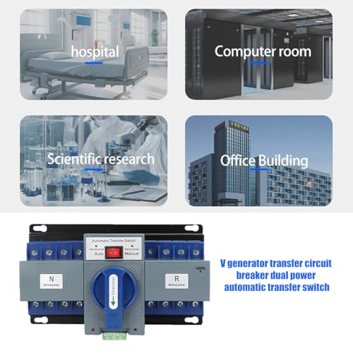 Interruptor de transferencia automática doble potencia 110V conmutación inteligente 2