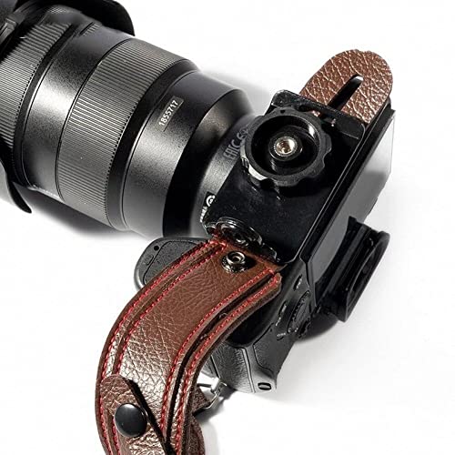 Correa portátil de cuero selecto para cámaras DSLR de alta gama 7