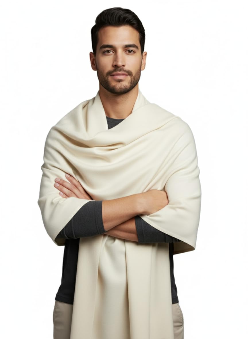 kti KRITI White Woolen Lohi For Men-picture-49