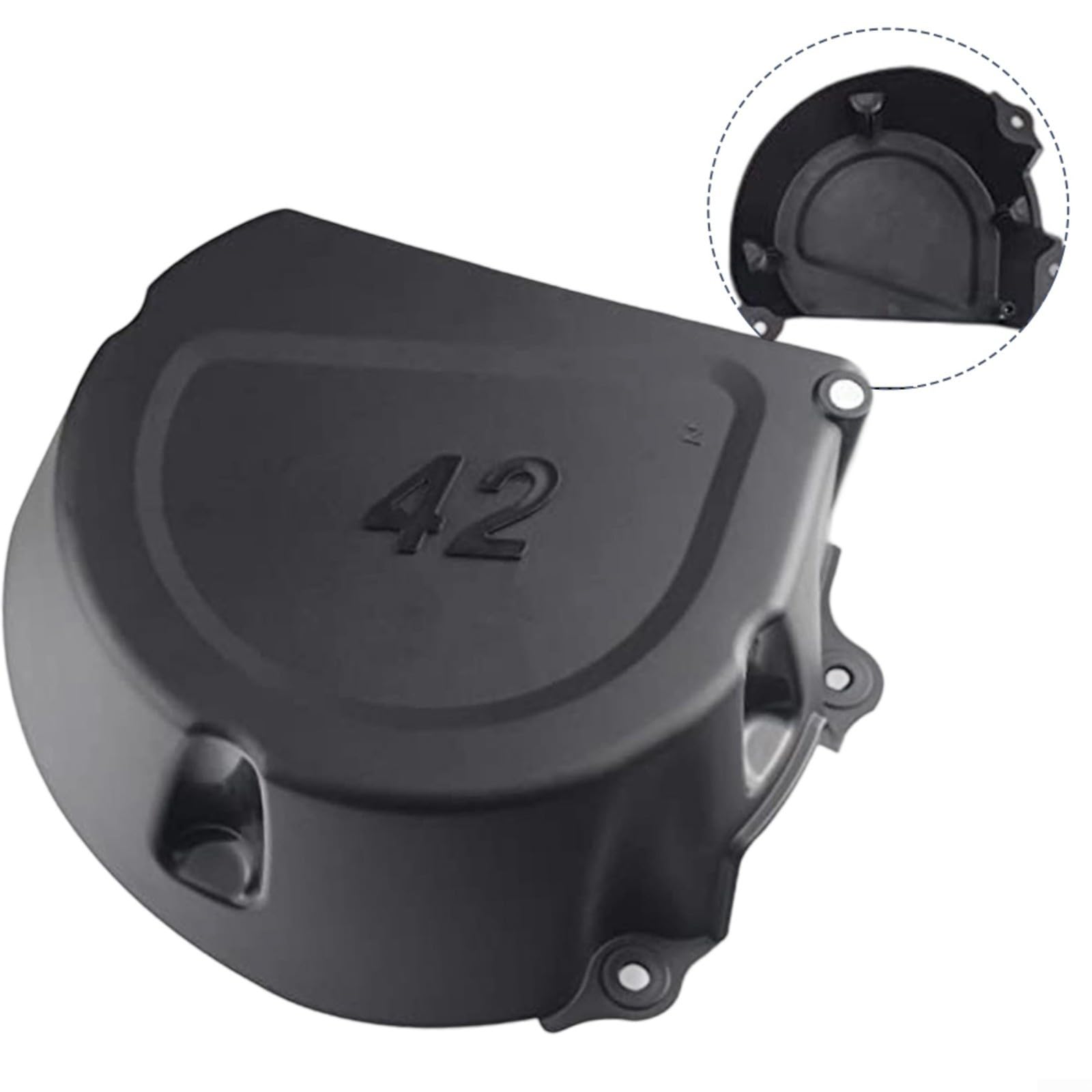 GY21084 - Cintura di protezione per tosaerba mancini, per trattori tosaerba modelli D100-D130, LA105-LA135 e X105-X145, accessorio in plastica nera per protezione del ponte del tosaerba