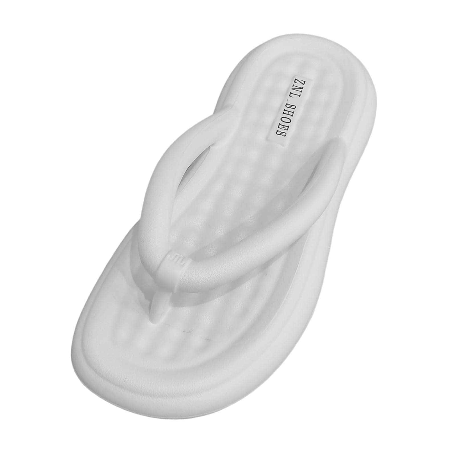 MERISHOPP Women Sandals Thick EVA Waterproof Beach Sandals for Swimming Outdoor Ladies 36-37 White-picture-15