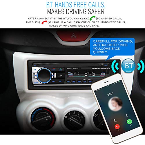Mibee JSD-520 BT Player de Áudio do Carro Rádio Estéreo Autoradio 12 V In-dash FM Aux Receptor de En