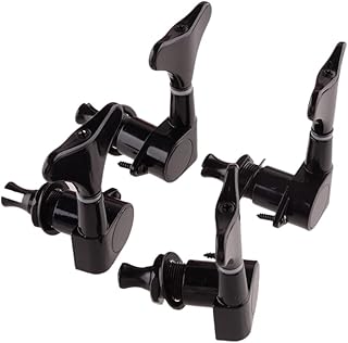ciciTree 2L2R Bass Guitar Tuners Tuning Pegs Keys Closed Gear Machine Heads compatible for Ibanez