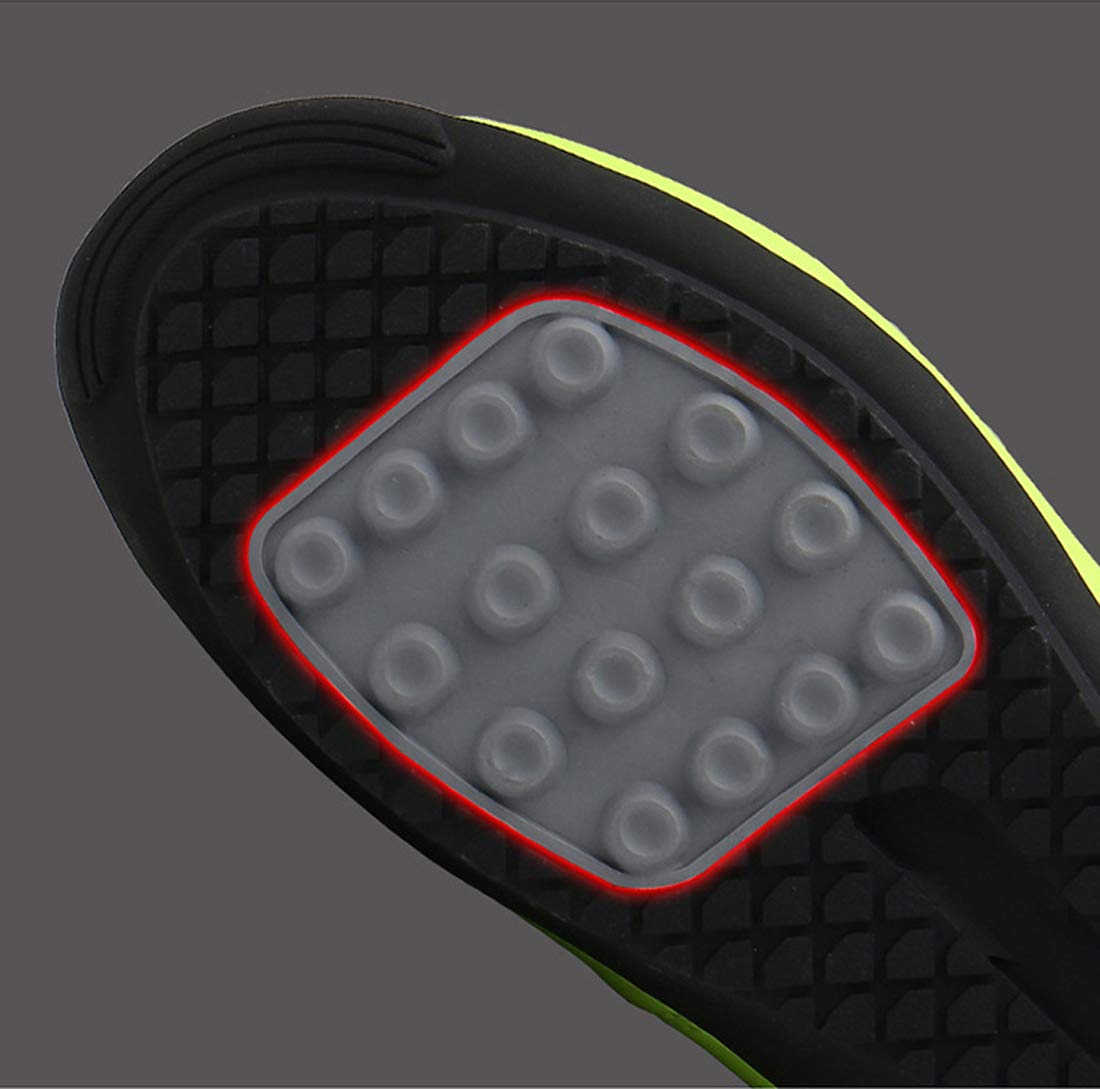 Calzado De Ciclismo Calzado De Ciclismo Sin Bloqueo Calzado Casual Unisex Buena Transpirabilidad Zapatillas De Bicicleta con Fondo Resistente Al Desgaste (41,Verde)