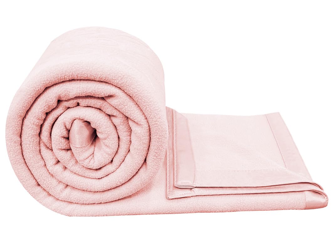 BSB HOME Ultra Soft Fleece SingleBed Blanket, No Shed No Pilling Luxury Plush Cozy 300GSM Lightweight Blanket for Bed, Couch, Chair, Sofa Suitable for All Season, 60" x 90", Light Pink (B0CR185TQ9) Amazon Price History, Amazon Price Tracker