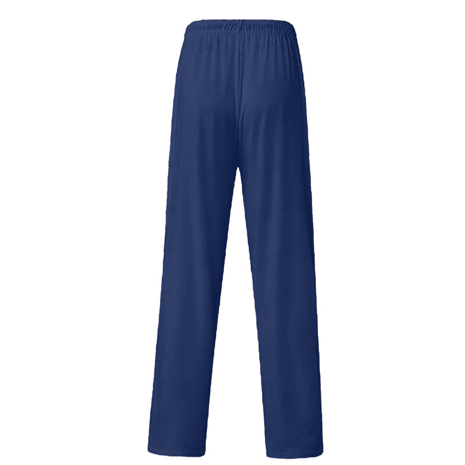 Pantaloni Tuta Uomo Cotone Leggero, Pantaloni Casual da con Vita Intera e Coulisse per Il Tempo Libero e la Casa