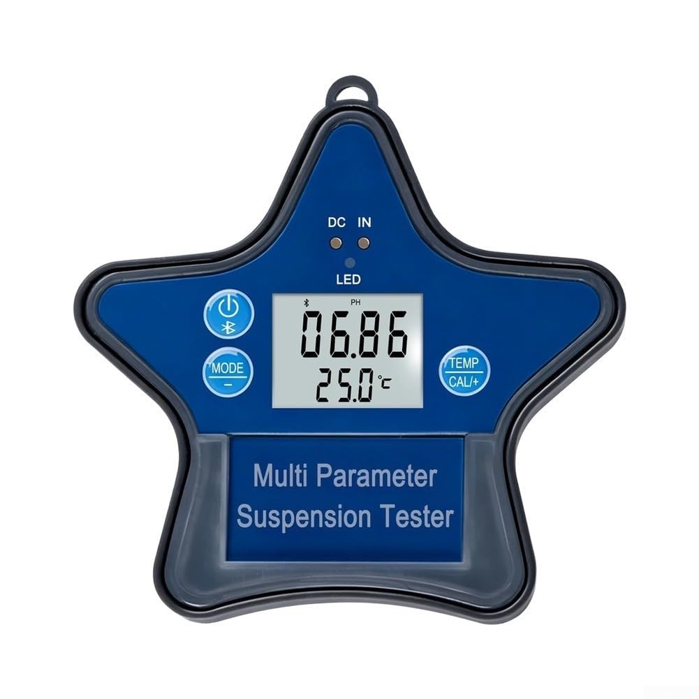 Probador de agua flotante 9 en 1 Piscina pH Salinidad Temp