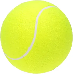 Lixada 9.5" Oversize Giant Tennis Ball for Children Adult Pet Fun (Shipped Deflated)
