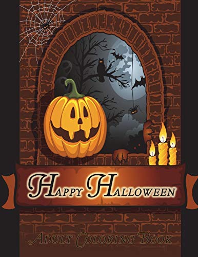 Happy Halloween: Adult Coloring Book