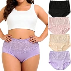 4 Pack Lace Panties Plus