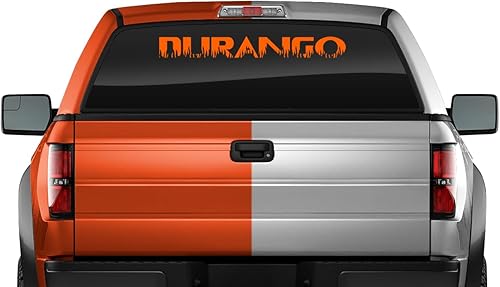 Durango MX - Calcomanía de vinilo para parabrisas y ventana trasera trasera de automóvil, camión, SUV, vehículo, Estado, Troca Carro, 36 x 4.25