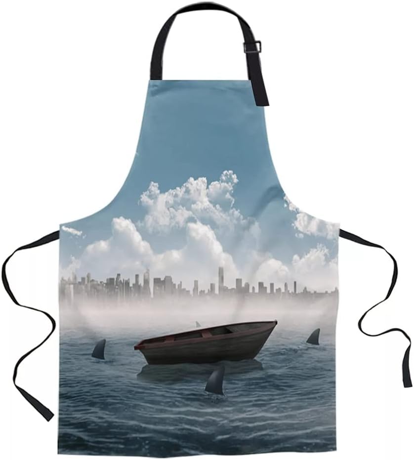 Aprons for Women Men Kid Cooking Baking Apron Kitchen Utility Equipment Accessories