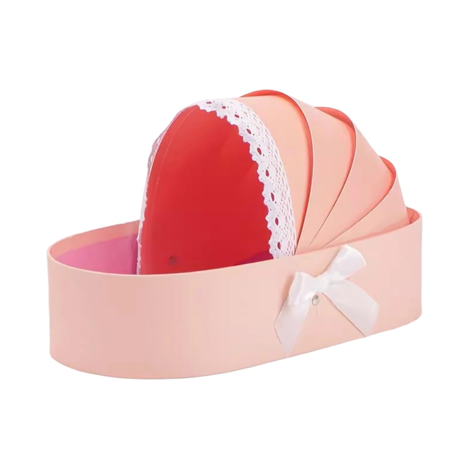 Veltros B Empty Aby Showers Flower Asket Cradle Shape Hamper Asket Flower Ouquets Ox For Aby Showers Ridals Party Wedding Unique Cradle Gift Packaging