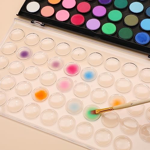 Artecho Watercolor Paint Set, 48 Pretty Colors Non-Toxic Watercolor Cake Set with 3 Nylon Paint Brushes, Idea for Kids, students and Beginners 3 515zXkOST2L. AC
