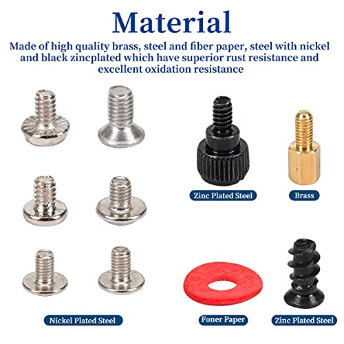 420Pcs Computer Screws Standoffs Assortment Kit, Motherboard Screws For Universal Motherboard Ssd Hard Drive Pc Fan Power Supply Graphics Pc Case, For Diy Pc Installation & Repair #TOP1