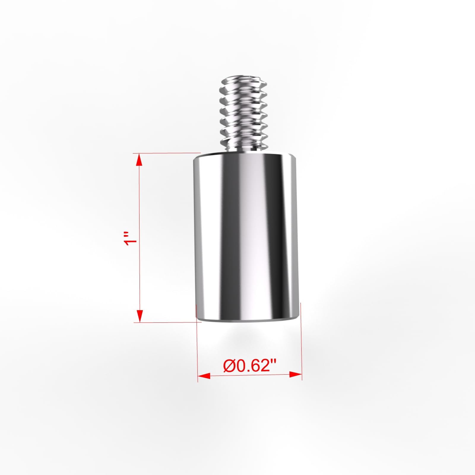 Chrome 1.25' Chrome Steel Gear Shift Lever Extension For Harley ...