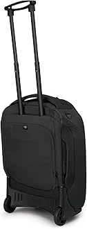 Osprey Wheeled Duffel Bag, Black, 22"/45L, Black, 22"/45L, Wheeled Duffel Bag
