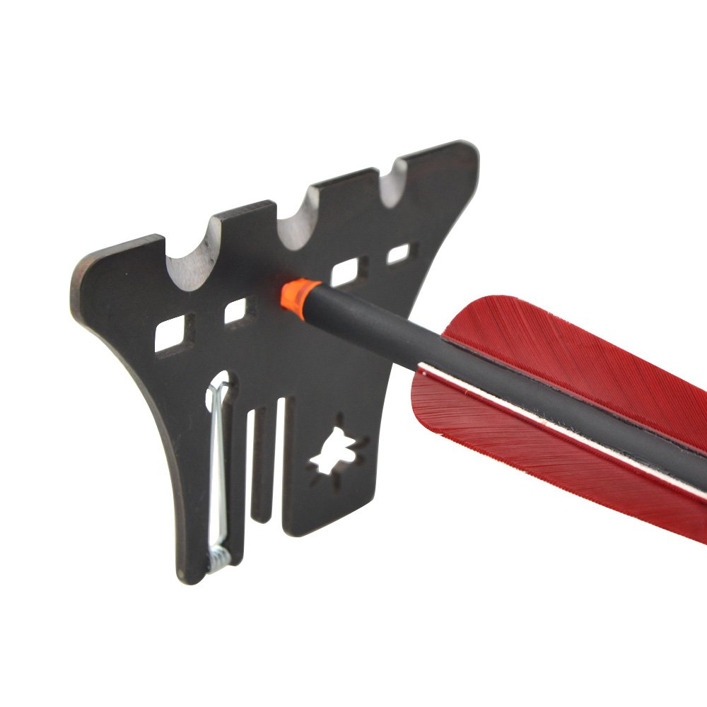 NMCPY Archery 5 in 1 Equipment Arrow Nock Puller Install Blade Arrow Fletchings Remover Tools