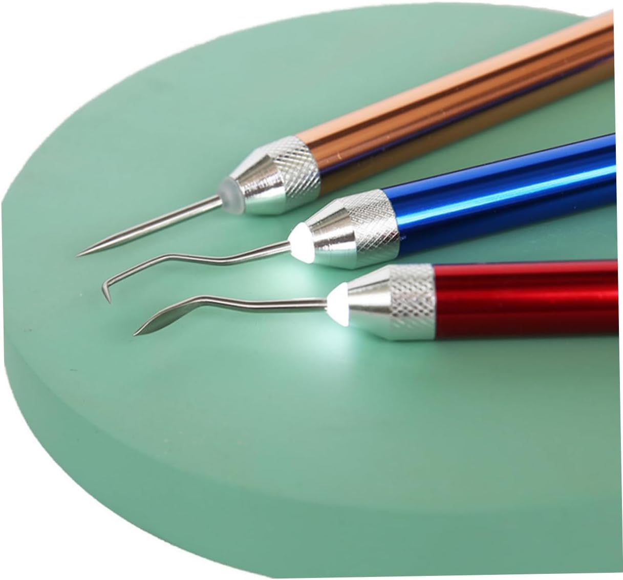 DOITOOL 5sets Precision Vinyl Weeding Tools Kit Built Light for Craft Projects Includes Needles for Engraving and Embossing