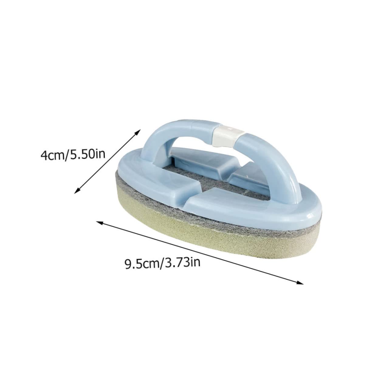 NAMOARLY 3pcs Pool Scrub Brush Handheld Brush Power Scrubber for Vinyl Pool Liner Cleaning for Tiles Random Color