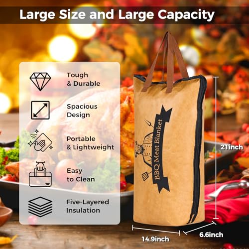 Bolsa plegable ligera para barbacoa con aislamiento miniatura 4