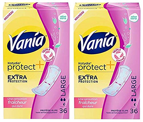 Vania Kotydia Panty Liners Protect + Aloe Vera x 36 - Pack of 2
