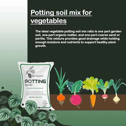 Image of EarthPower Potting Soil Mix for Plants 25 Kg | Soil for Plants | Soil and Fertilizer for Plants | Mix for Plants Home Garden | Made with Vermi Coco Pit Neem Cake etc 25kg