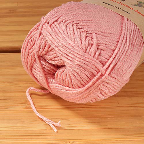Image of JubileeYarn Bamboo Cotton Sport Yarn - 50g /Skein - Dreamy Blush - 4 Skeins