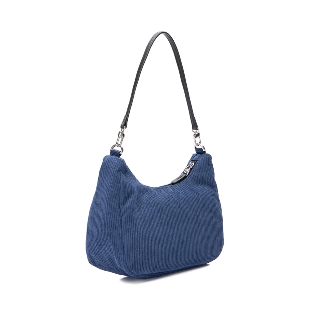 Mandarina Duck Hunter Velvet Crossover damski, Niebieskie skrzydło