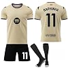 Generic Retro Barcelona Yellow Mud Color #9 Lewandowski #10 19 Lamine Yamal 14 Rashford Jersey Children 25/26 New Kids Boys Men's Football Jerseys Sport Soccer T-Shirt Shorts Socks Outfit