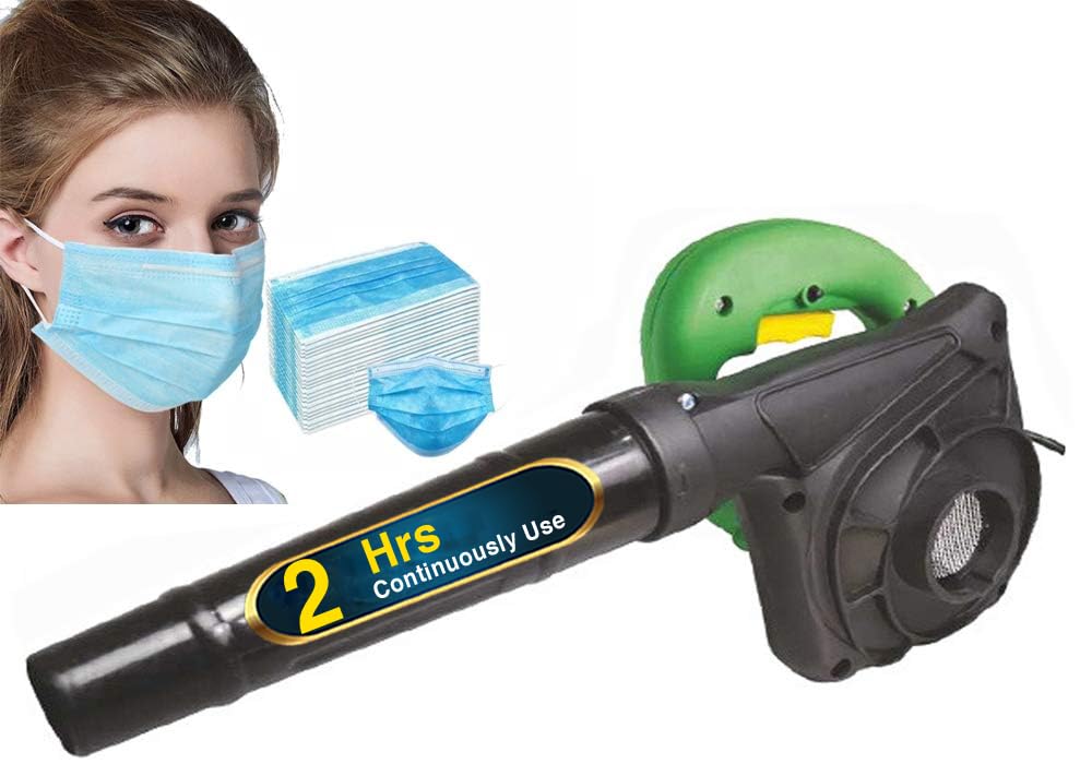 Elmico ac cleaner/ac cleaning/2 hrs continuously use/Industrial Extra Heavy Duty guaranteed motor EB-8 With 3Ply mask 5pc / 100% copper armature/ Blowers for Cleaning Dust/Dust Remover/Pc Cleaner/Electric Air Blower/Leaf Blower/Ac Cleaner (B089GXCN3T) Amazon Price History, Amazon Price Tracker