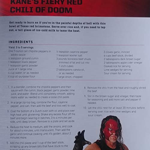 The Official WWE Cookbook: Kane's Fiery Red Chili of Doom