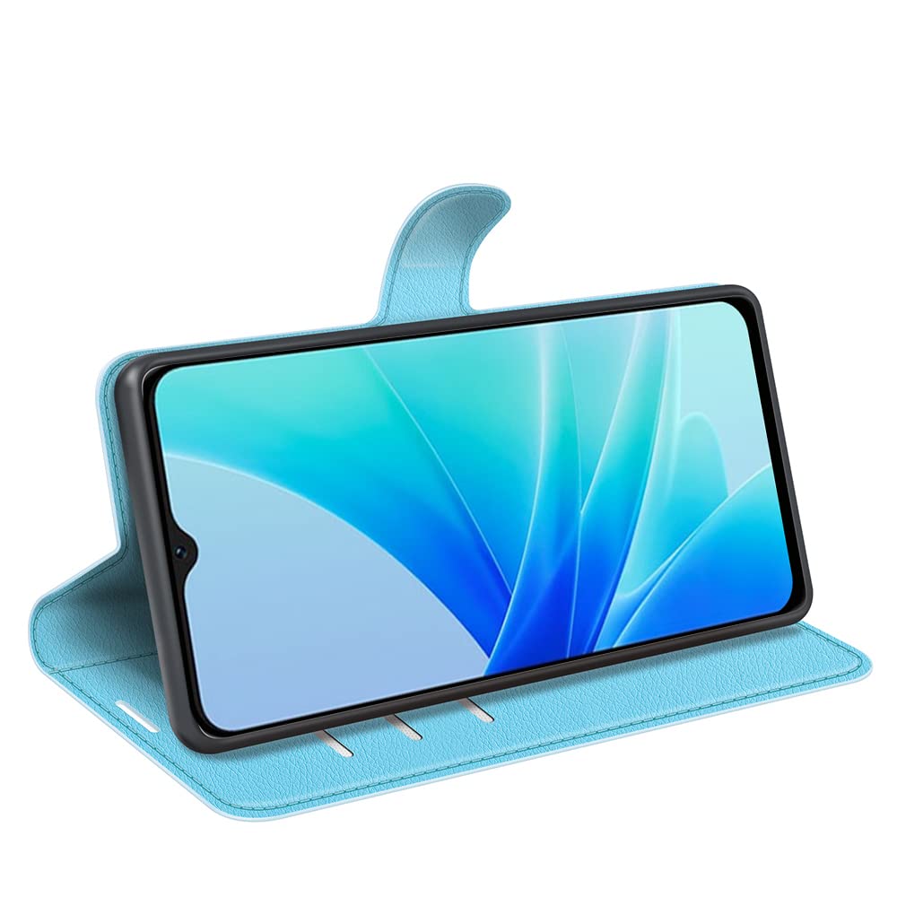 Custodia Portafoglio In Pelle Premium Con Blocco RFID Per Oppo A57s / A57 4G - SEAHAI, Antiurto Con Slot Carte E Supporto (Marrone) - 3