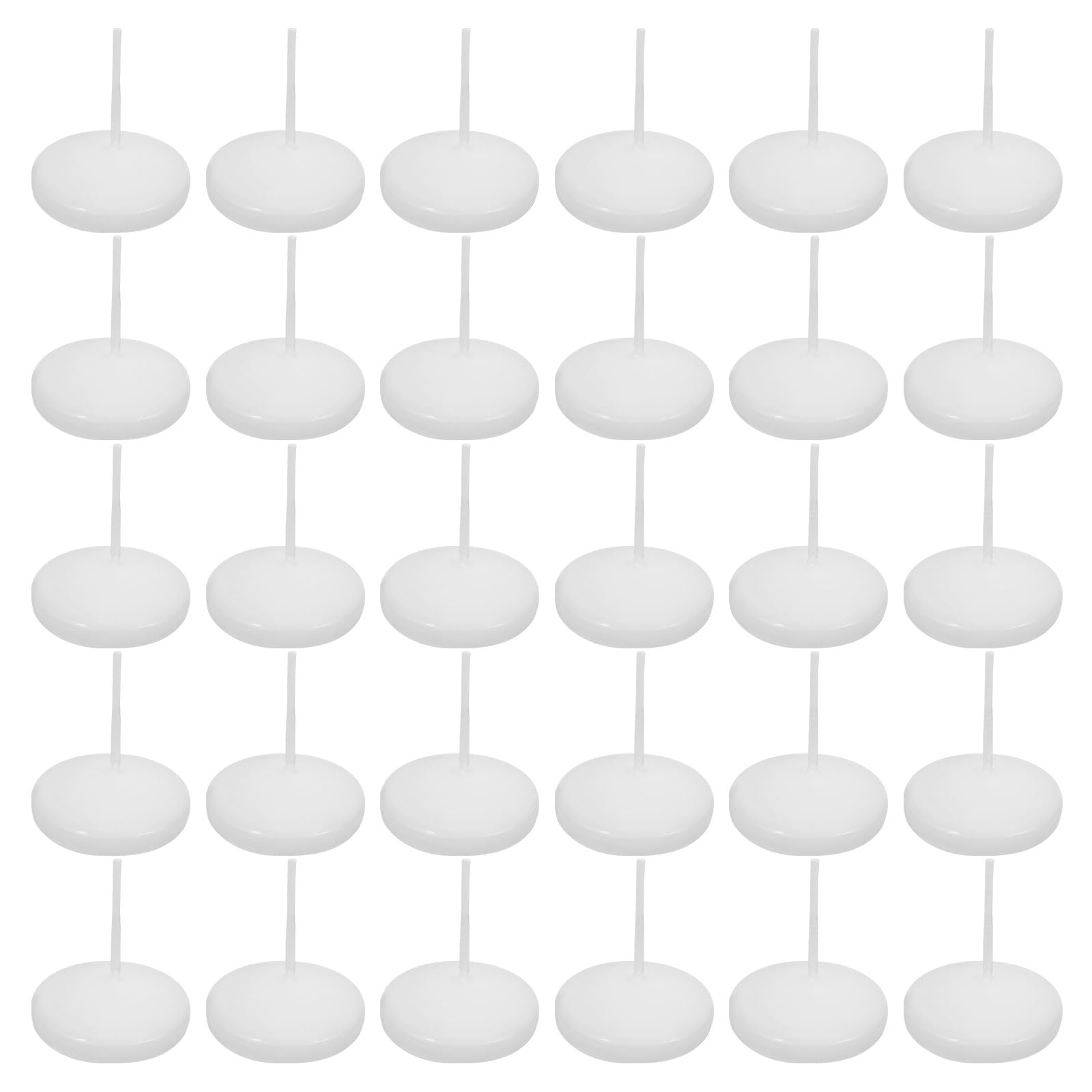 Tofficu 30 Unidades Velas Flotantes de Color Blanco para Centros de Mesa en Hoteles Brillo Prolongado Goteo Ideales para Bodas y Cenas Románticas