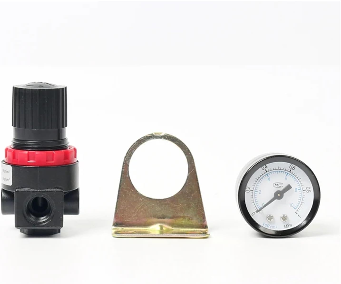 AR2000 1/4" Thread Pneumatic Air Compressor Pressure Regulator Reduction Valve 4MM 6MM 8MM 10MM 12MM Connector Fittings(AR2000 w PC8mm)