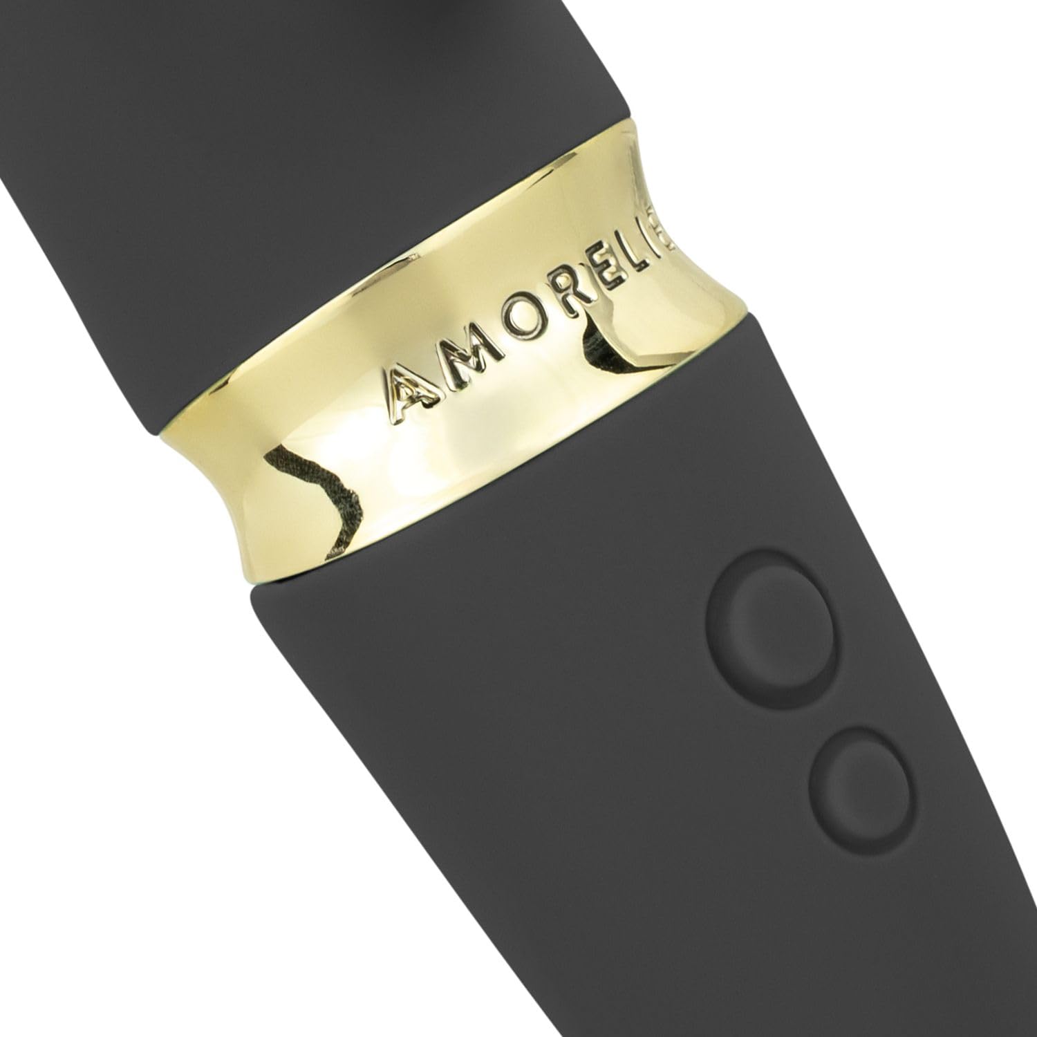 AMORELIE Ride – G-Punkt Vibrator 18,5cm für Sie | Wasserdicht mit Akku (Schwarz)