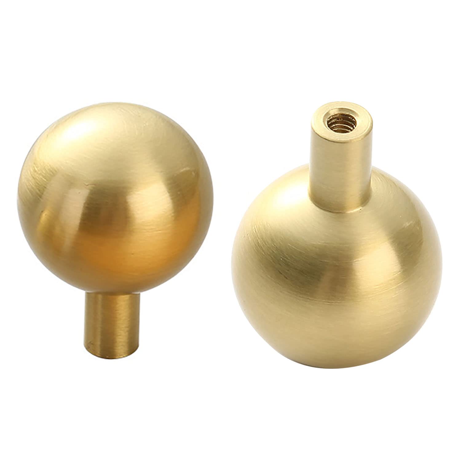 Boutons de porte en or de style luxe en laiton massif pour buffet et meuble de salle de bain