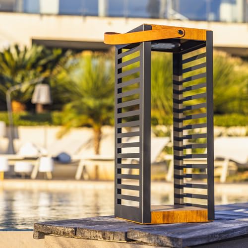 Linterna solar decorativa sin cables para iluminar porches oscuros de forma ecológica 7