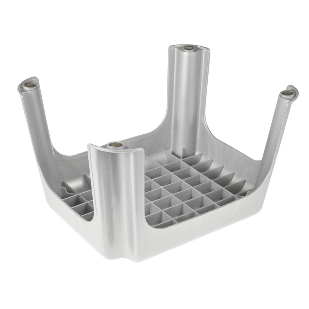 Keepper Taburete 36,5 x 30 x 24 cm, PP, Srebrny