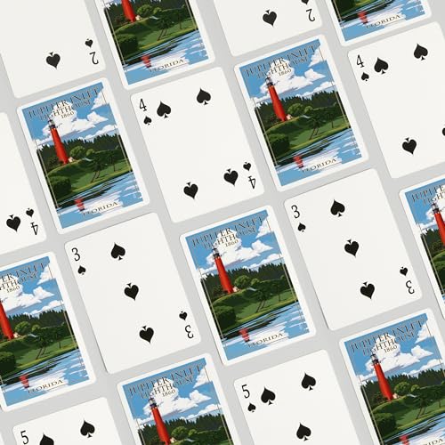Lantern Press Jupiter Baraja de 52 Cartas Poker miniatura 4