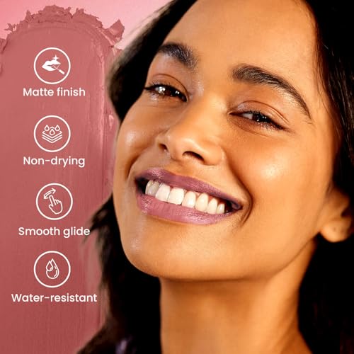 Image of Swiss Beauty Pure Matte Creamy Lipstick | Non-drying, Highly pigmented Lipstick | Shade- Bare, 3.8gm|