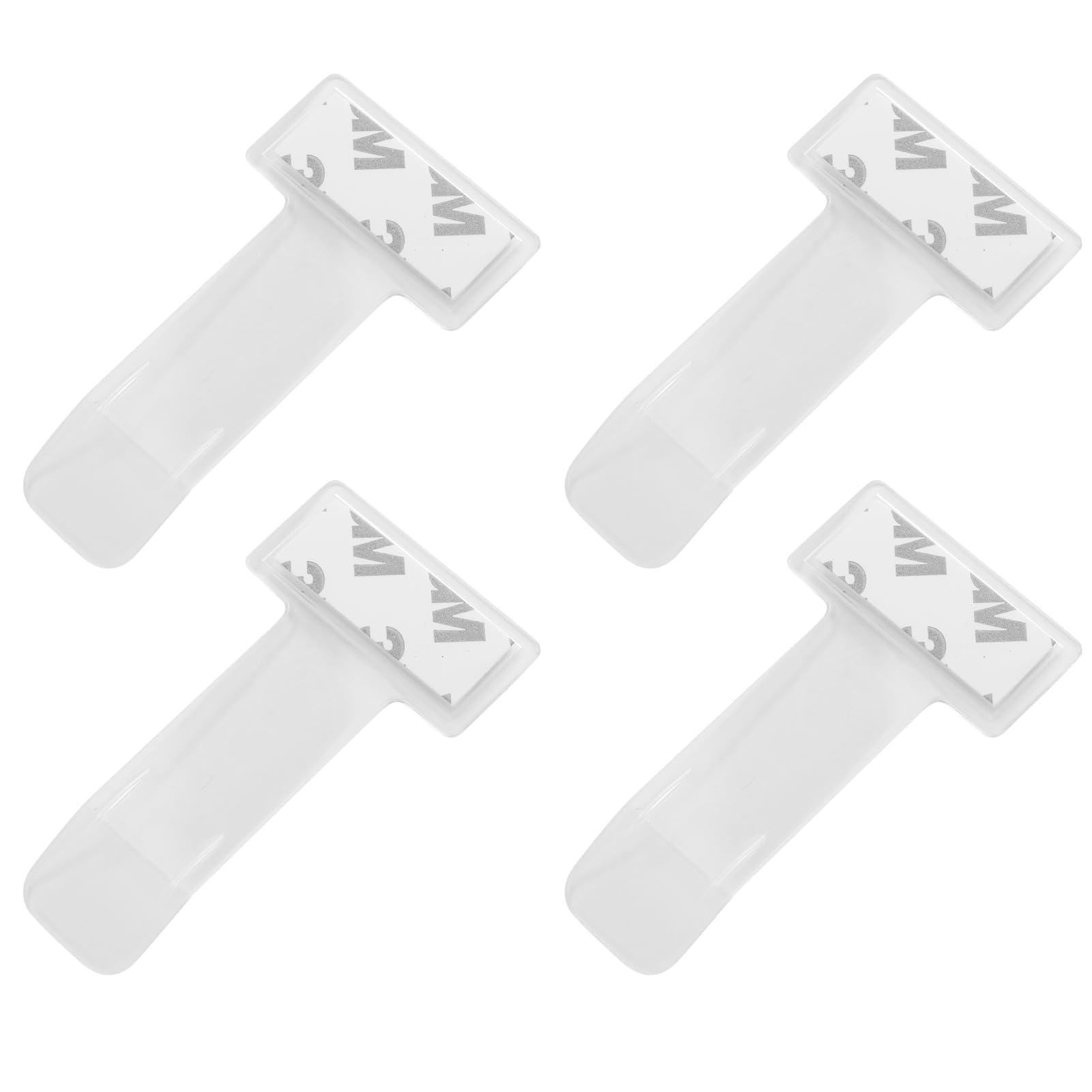 4 soportes para billetes de aparcamiento, parabrisas, soporte para billetes de coche, autoadhesivo, soporte para ticket de estacionamiento, soporte transparente para tarjetas de
