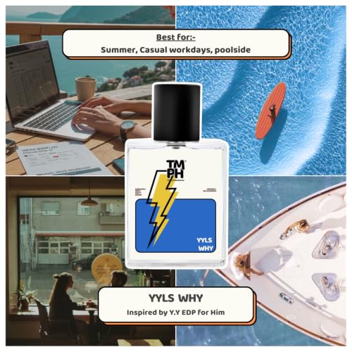 Image of TMPerfumehouse Yyls WHY EDP for Men | Fresh, Amber & Long Lasting Perfume Spray | Warm Spicy, Fruity & Woody Fragrance | Luxury Gift for Him | TMPH | 50ml