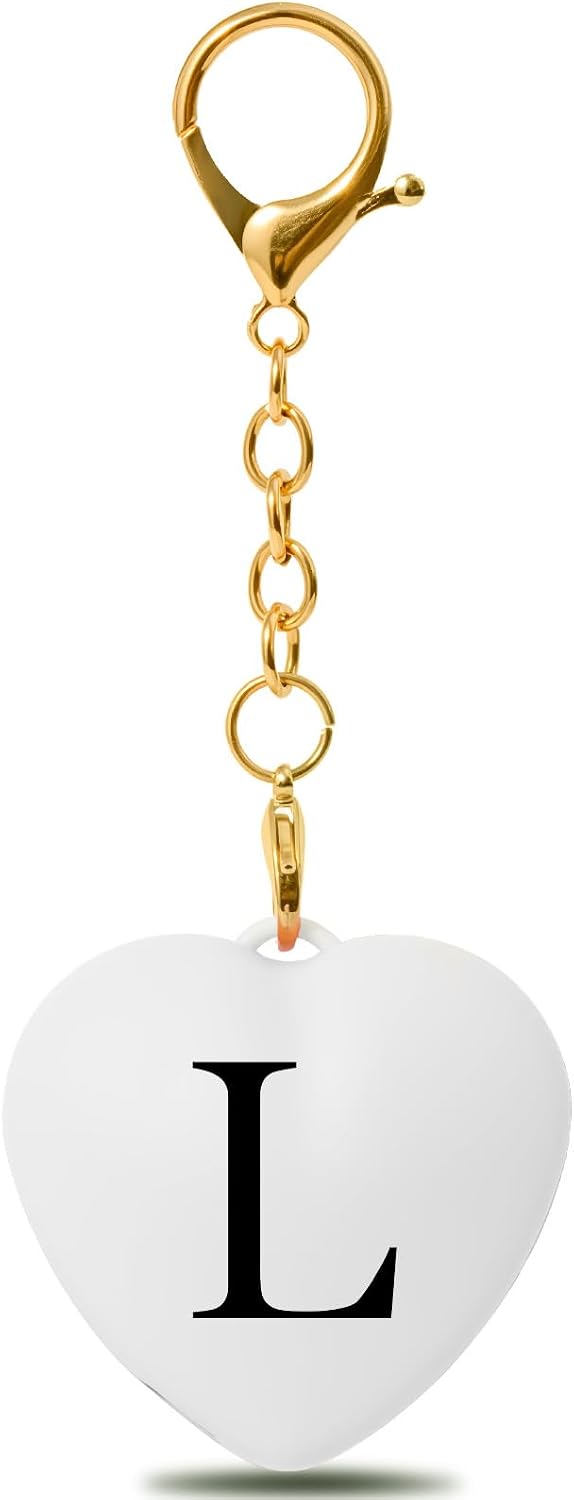 Initial Letter Purse Light Keychain bag Charm, Sensor Purse Light for Handbag, Cute Alphabet Keychain Charm for Women
